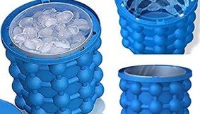 Ice Genie Ice Cube Maker Space Saving Soft Silicone in Pakis...