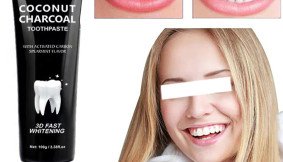 Coconut & Charcoal Organic Black Teeth Whitening Toothpaste